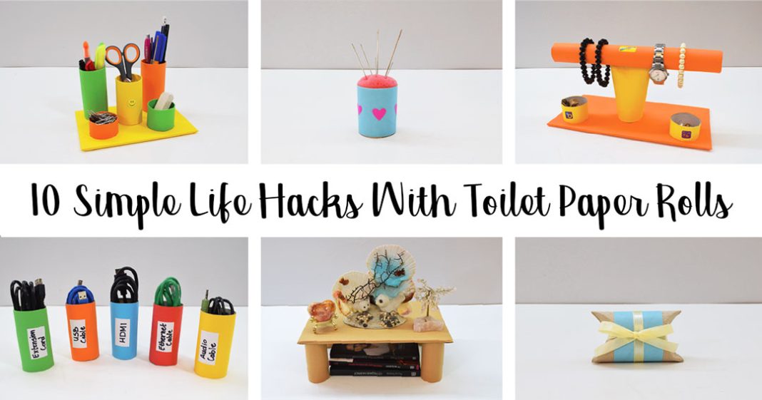 10 Simple Life Hacks With Toilet Paper Rolls 0