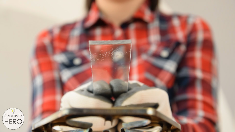 How to Bend Acrylic and Make Amazing Shapes 9 - Air bubbles appeared onto the acrylic